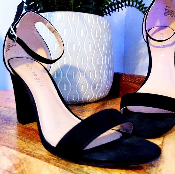 Madden girl black block heel sandals - Picture 4 of 7